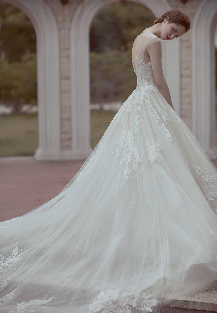 绝美婚纱照,一组"仙女壁纸"