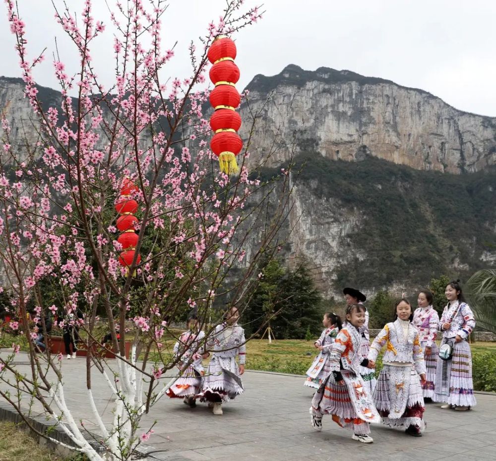 贵州黔西:山乡苗寨欢庆花坡节