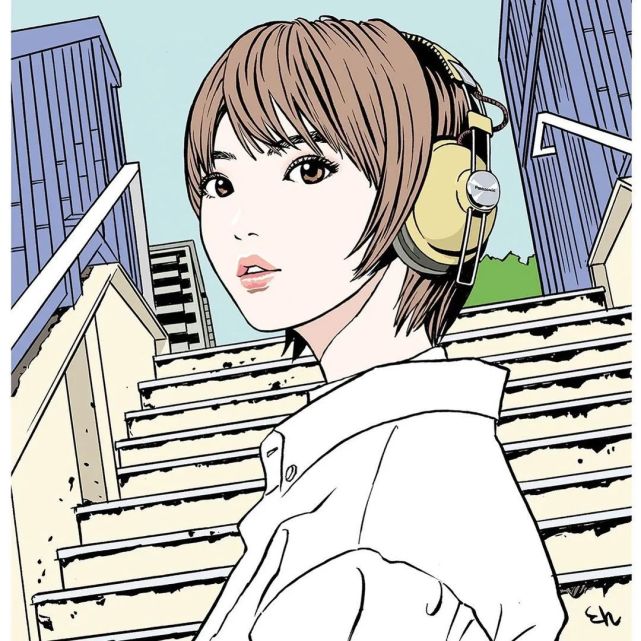 壁纸 漫画家江口寿史笔下的日本少女 日本 江口寿史 壁纸