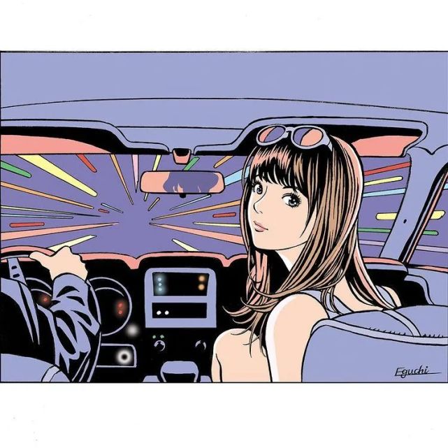 壁纸 漫画家江口寿史笔下的日本少女 江口寿史 壁纸 日本