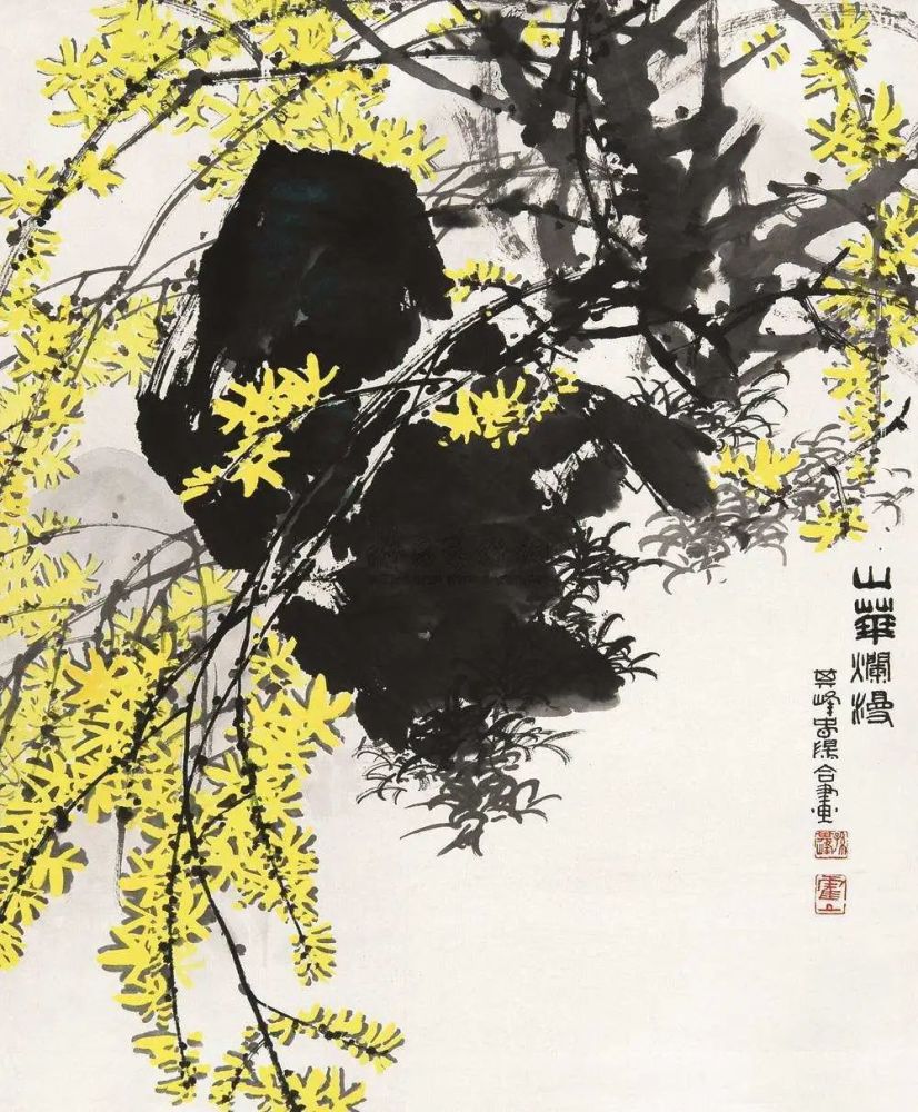 5.张世简(1926-2009)现代国画家.张世简十分注重画的形式美.