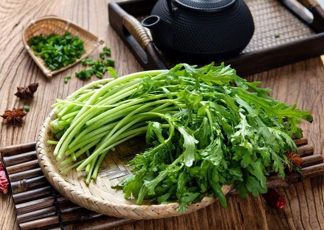 买茼蒿菜时注意分清小叶和大叶区别挺大来了解一下