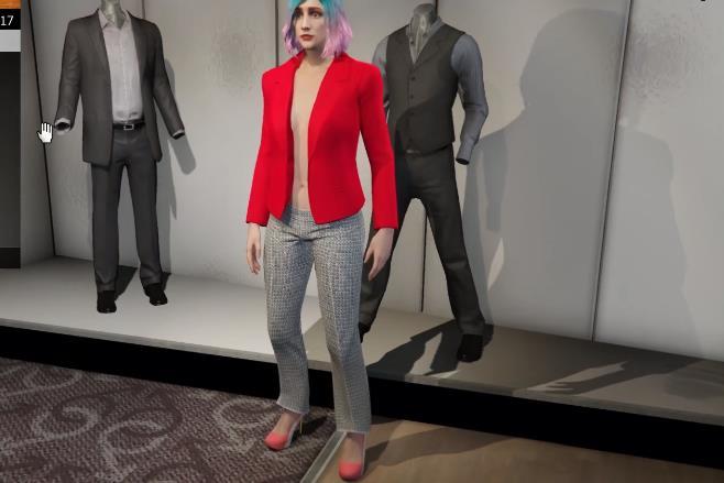 《gta5》线上最强服饰,可将上衣隐藏,这个贴纸你会卡吗?