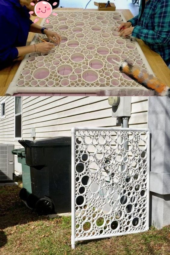 老爸会捯饬,10根pvc管连在一起装在楼梯旁,废物材料变成宝