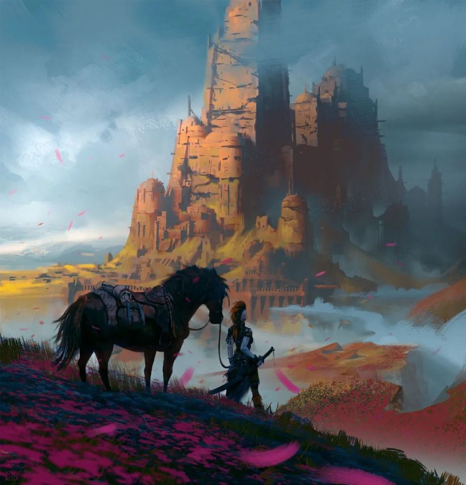 不定期分享第206期加拿大画师darylmandryk构图气氛渲染很真实的场景