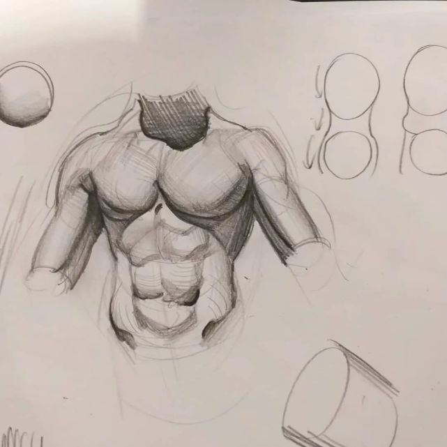线条,肌肉,动态,这位小姐姐的绘画实力真的很强