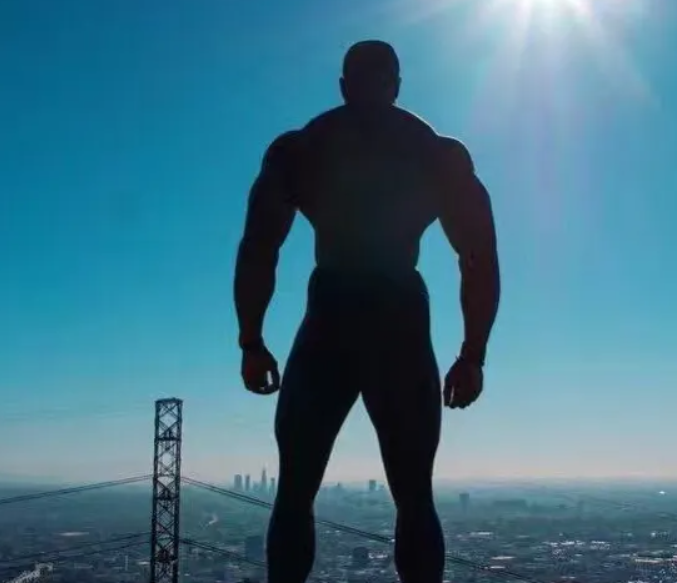 他被称为国内版巨石强森一身肌肉不输老外男人就该身强力壮