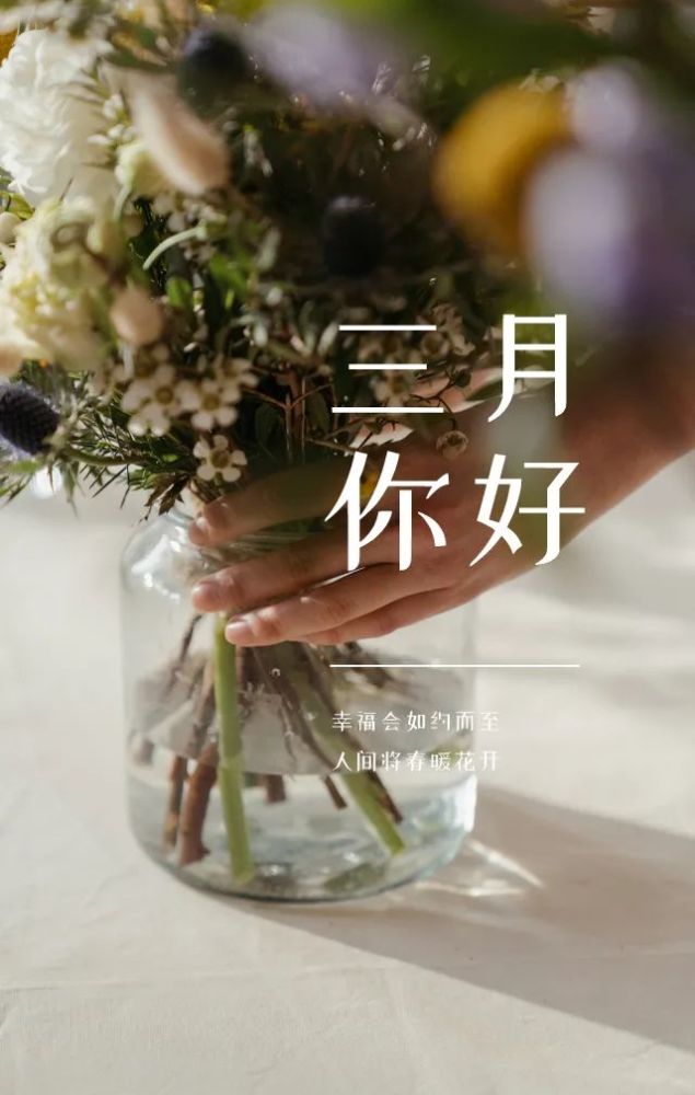 三月|二月再见三月你好图片励志语录 一转眼将迎来春暖花开的三月