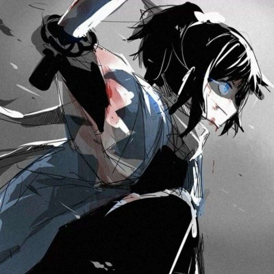 酷帅动漫男头,女人只会影响我出剑的速度
