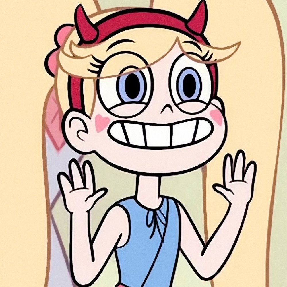 动漫头像 憨憨星蝶公主女生头像图片 集