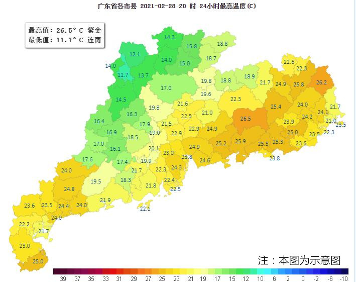 今晚到明天受弱冷空气影响 广东西北部有小雨局部中雨 腾讯新闻