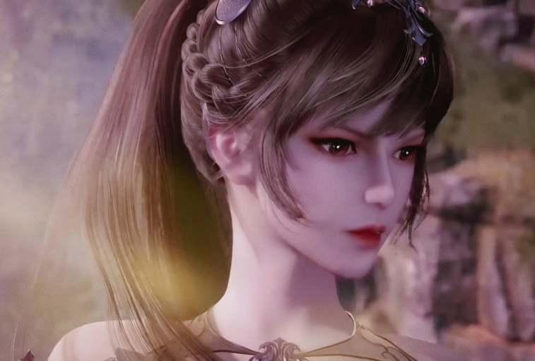 斗罗大陆仙女小舞也有秃头烦恼刘海最为明显中分造型令人心疼