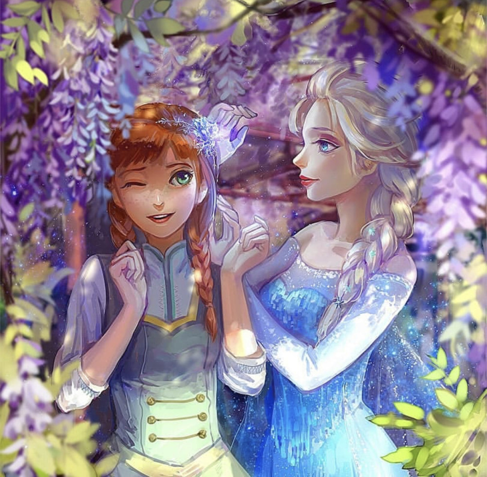 迪士尼公主的辣妹装大秀劲爆好身材艾莎依旧保持御姐范