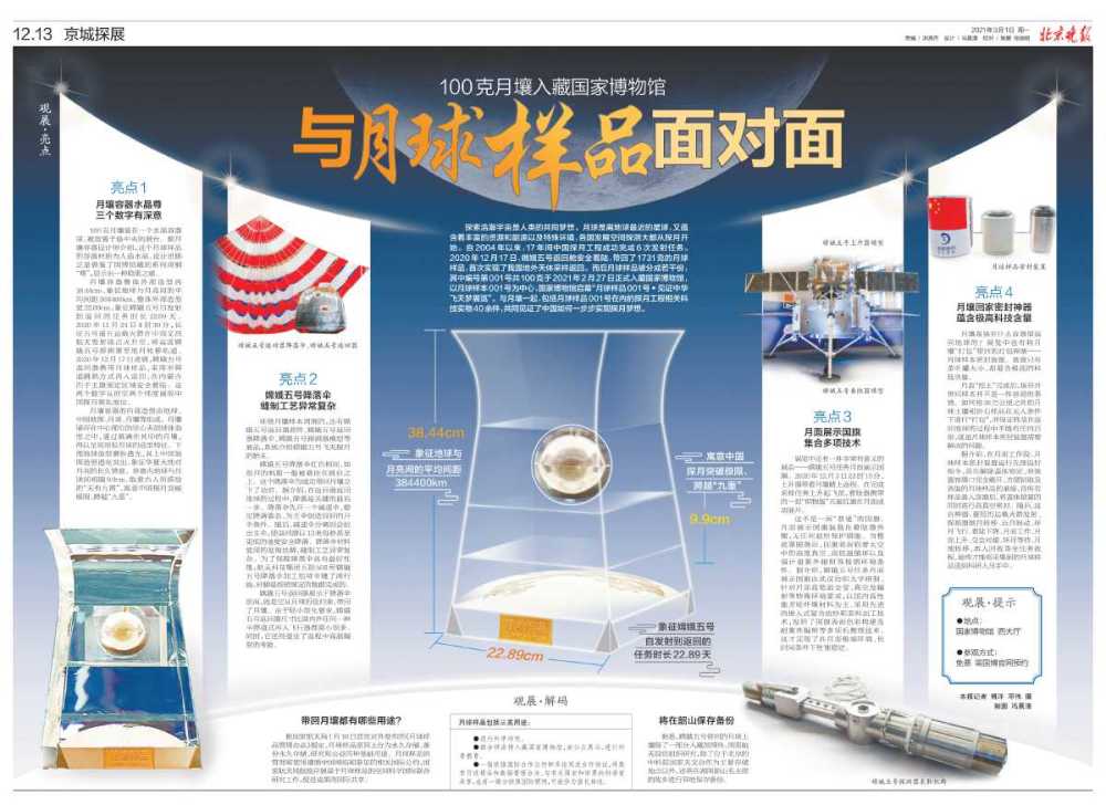 月球|100克月壤入藏国家博物馆，与月球样品面对面！展览亮点有这些