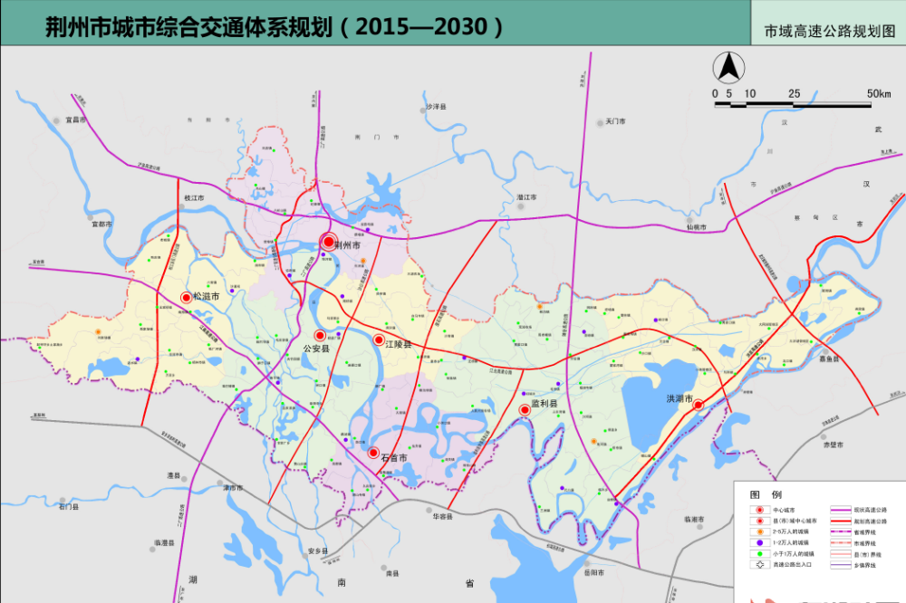 公安县高速公路规划图图片