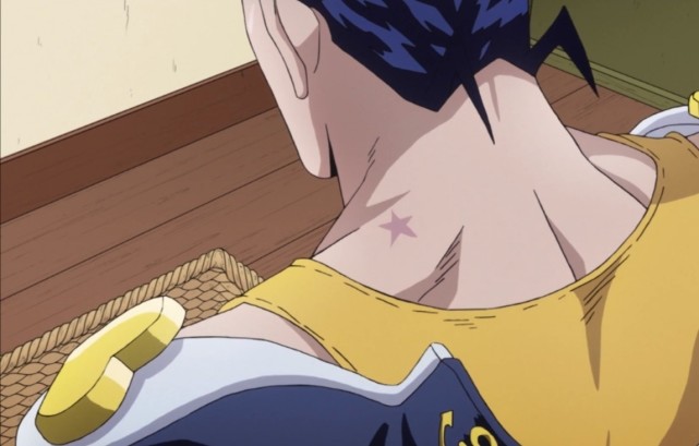 jojo乔斯达家族的星形胎记仗助的好小一个