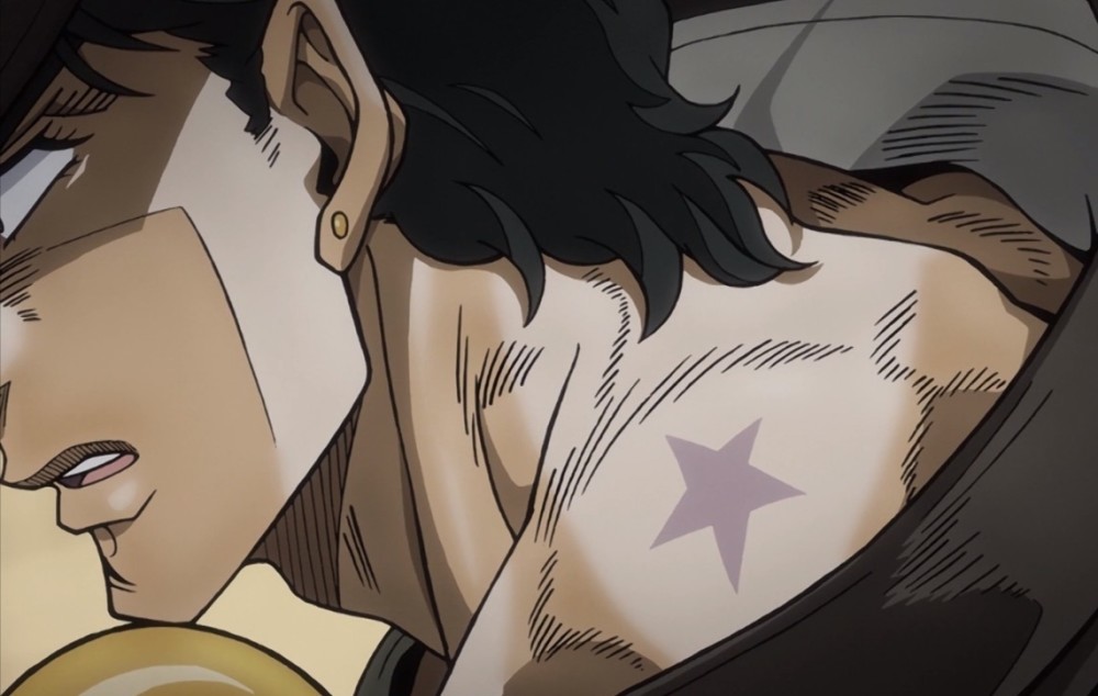 jojo:乔斯达家族的"星形胎记",仗助的好小一个_腾讯新闻