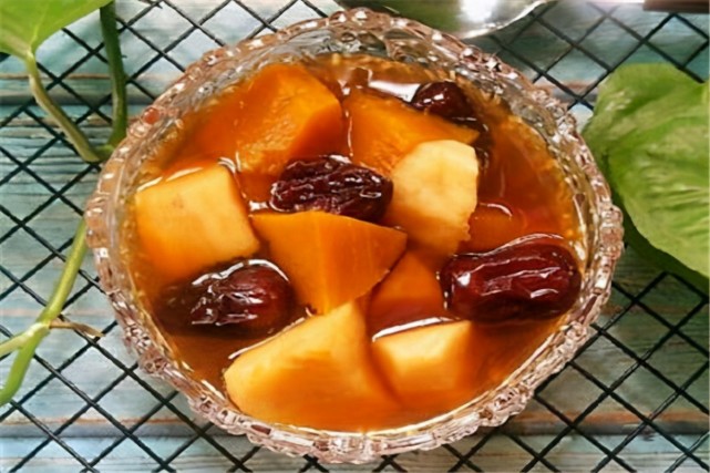 红枣山药炖南瓜