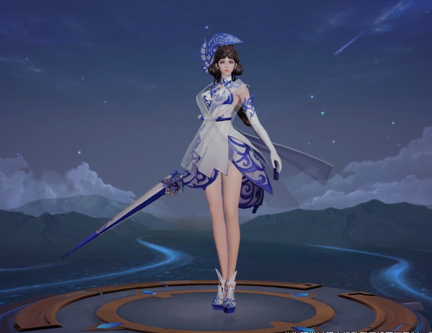 露娜6元新皮肤曝光青花瓷技能特效美翻玩家60点券真良心