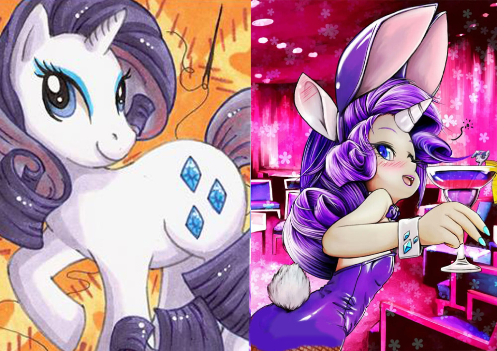 小马宝莉小马们变身美食代言人紫悦是爱心拼盘云宝爱冰淇淋