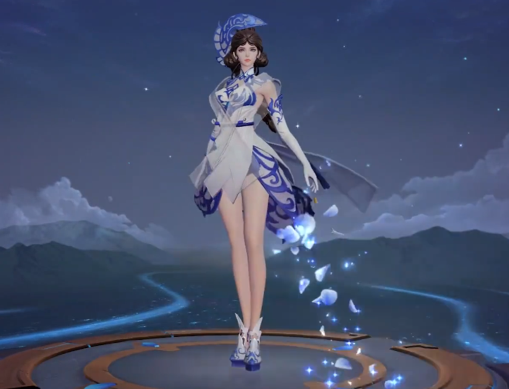 露娜新皮肤要不要秒看看高清特效就懂了大长腿又细又白爱了