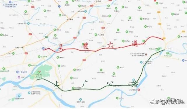 广丰公路规划图图片