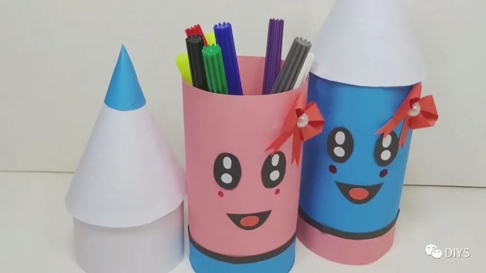 手工制作简单又实用的笔筒