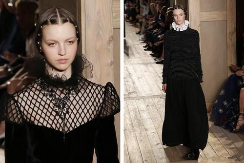 "拉夫领",也被称为轮状皱领,据说首创于法国,在文艺复兴时期被欧洲