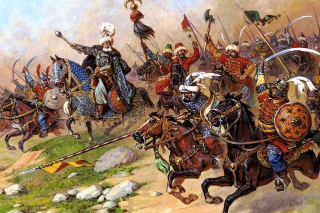 图为奥斯曼帝国士兵