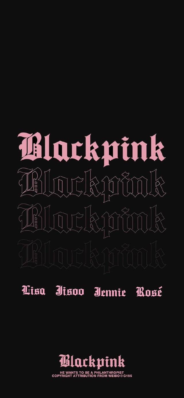 精選blackpink鎖屏壁紙