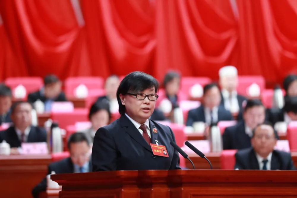 王红向绵阳市第七届人民代表大会第七次会议作检察工作报告