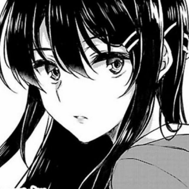 一眼心动的黑白漫头像