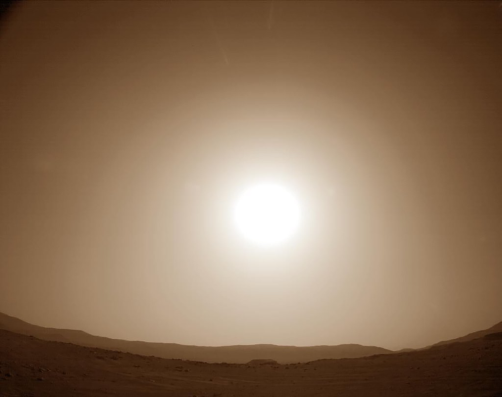 "毅力号"传回6000张高清照:火星上看太阳是啥样?