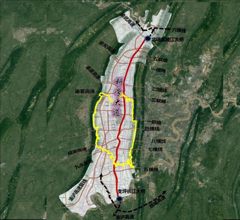 西部(重慶)科學城最重要基建項目之一——科學大道二期本月開工!