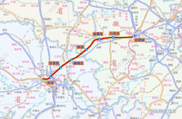 沿江高鐵武漢合肥南京段年底開工