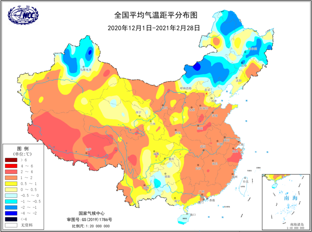 气温|又是一个暖冬！前冬寒冷难阻后冬气温攀升！