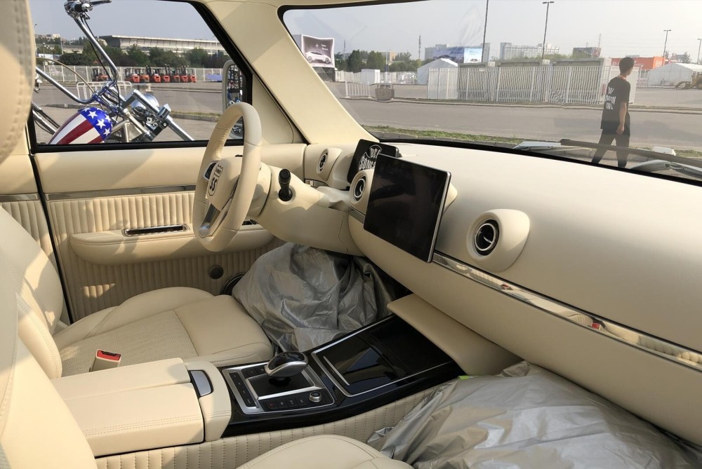 比亚迪版大众t1亮相预售28万复古外观造型真帅气