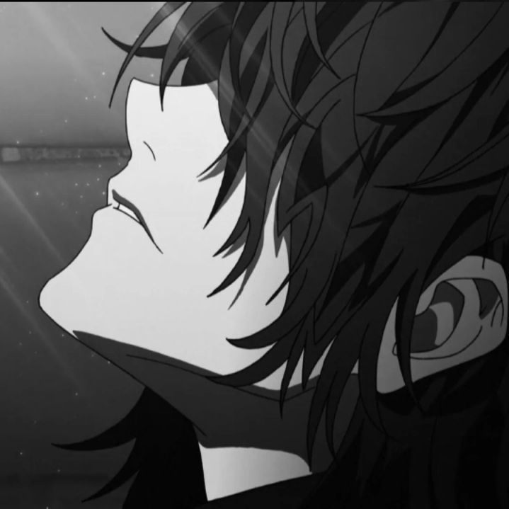 动漫头像黑暗男生头像自己放弃自己的时候才是真的可怕