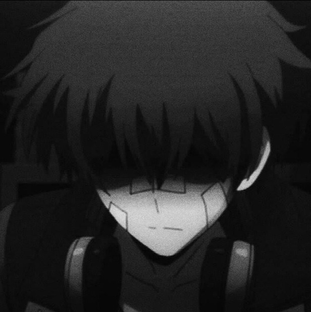 动漫头像黑暗男生头像自己放弃自己的时候才是真的可怕