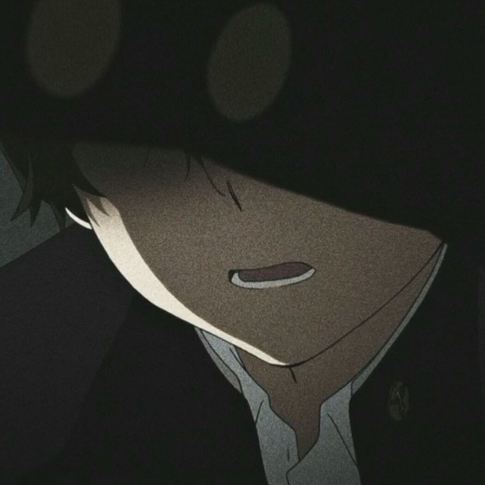 动漫头像黑暗男生头像自己放弃自己的时候才是真的可怕