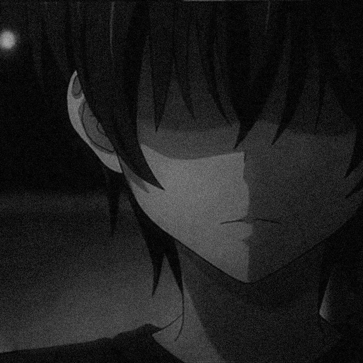 动漫头像黑暗男生头像自己放弃自己的时候才是真的可怕