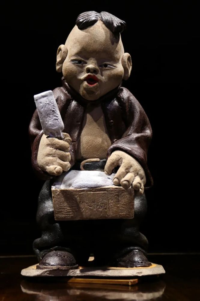 仇海陶艺人物作品欣赏