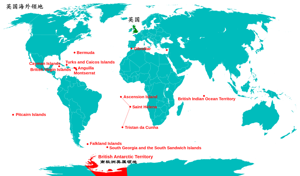 就20多萬,主要為島嶼,這些英國海外領土可以看作是大英帝國的殘餘部分