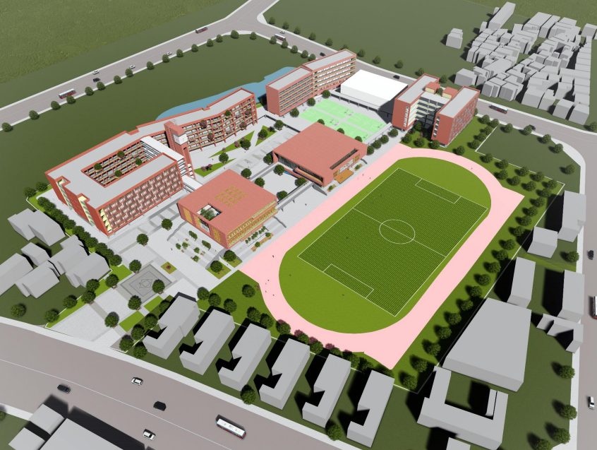 投入超1.8亿元,新增1000个学位!官窑第二初级中学改扩建项目动工!_腾