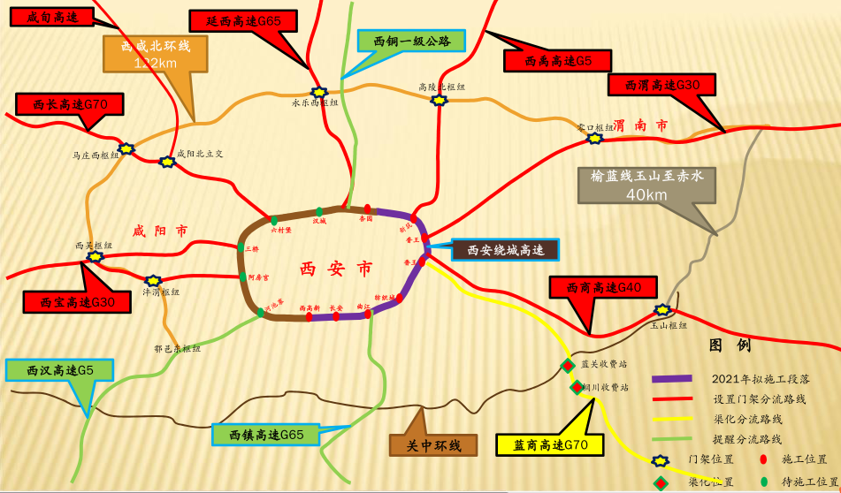 西安繞城高速施工期間可以走應急車道嗎交警回應