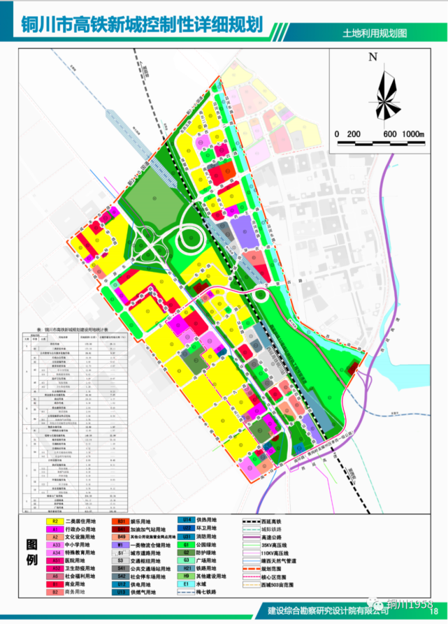 关于铜川市高铁新城控制性详细规划公示的公告