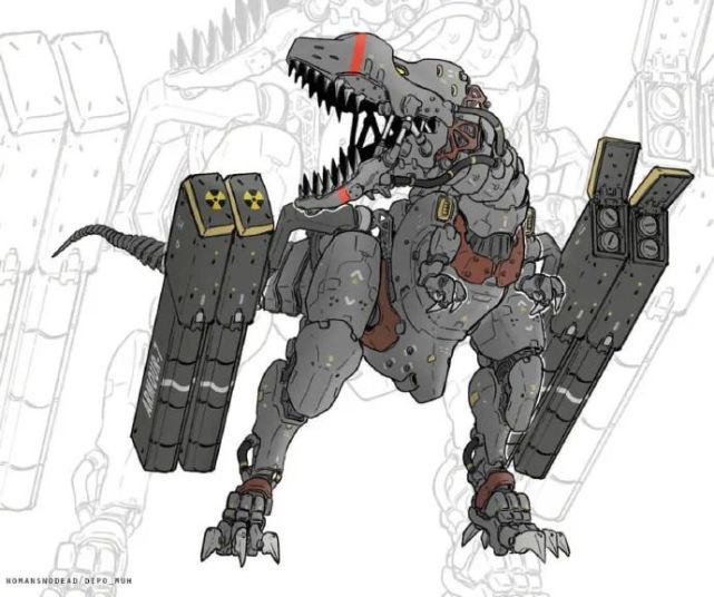 模玩控:机甲与动物混搭,钢铁猛兽设计