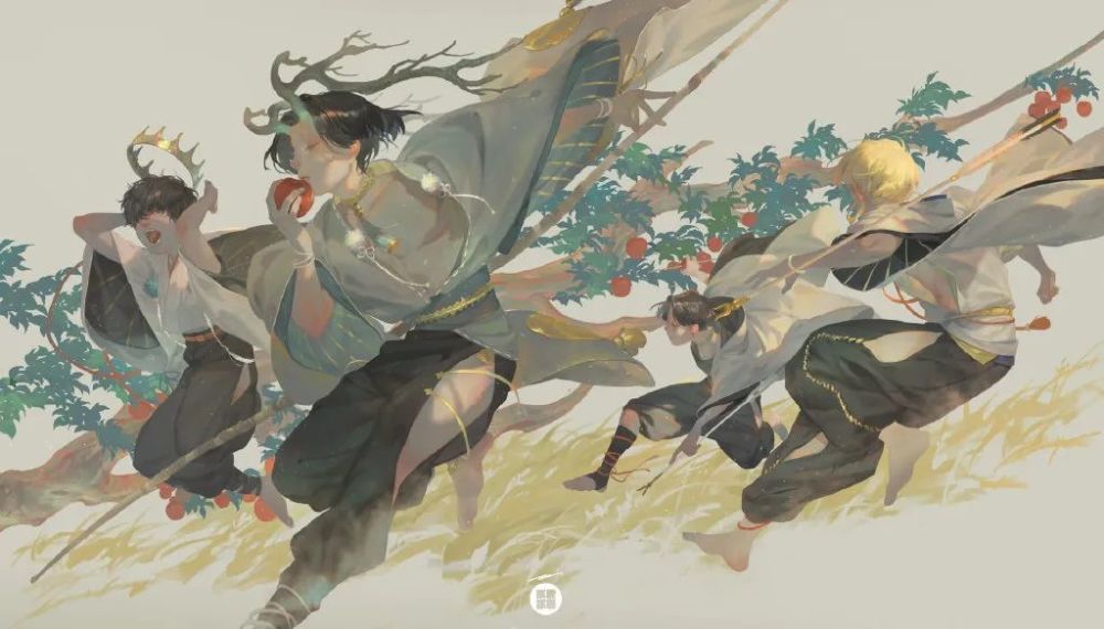 作品欣赏国人画师chiangjaz笔下国风玄幻气息插画作品