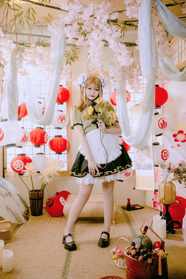 lovelive——国木田花丸旗袍未觉醒cosplay