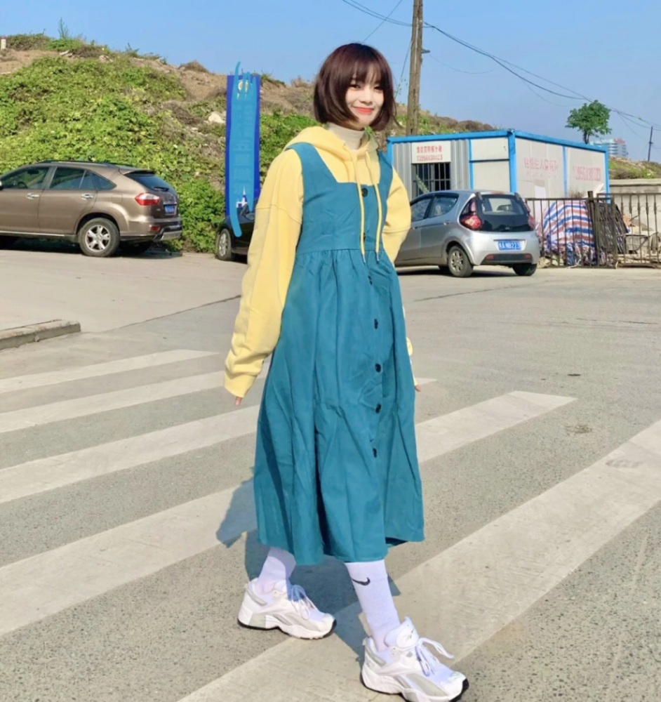 几十套学生党春季开学穿搭照着穿又甜又飒真人实例